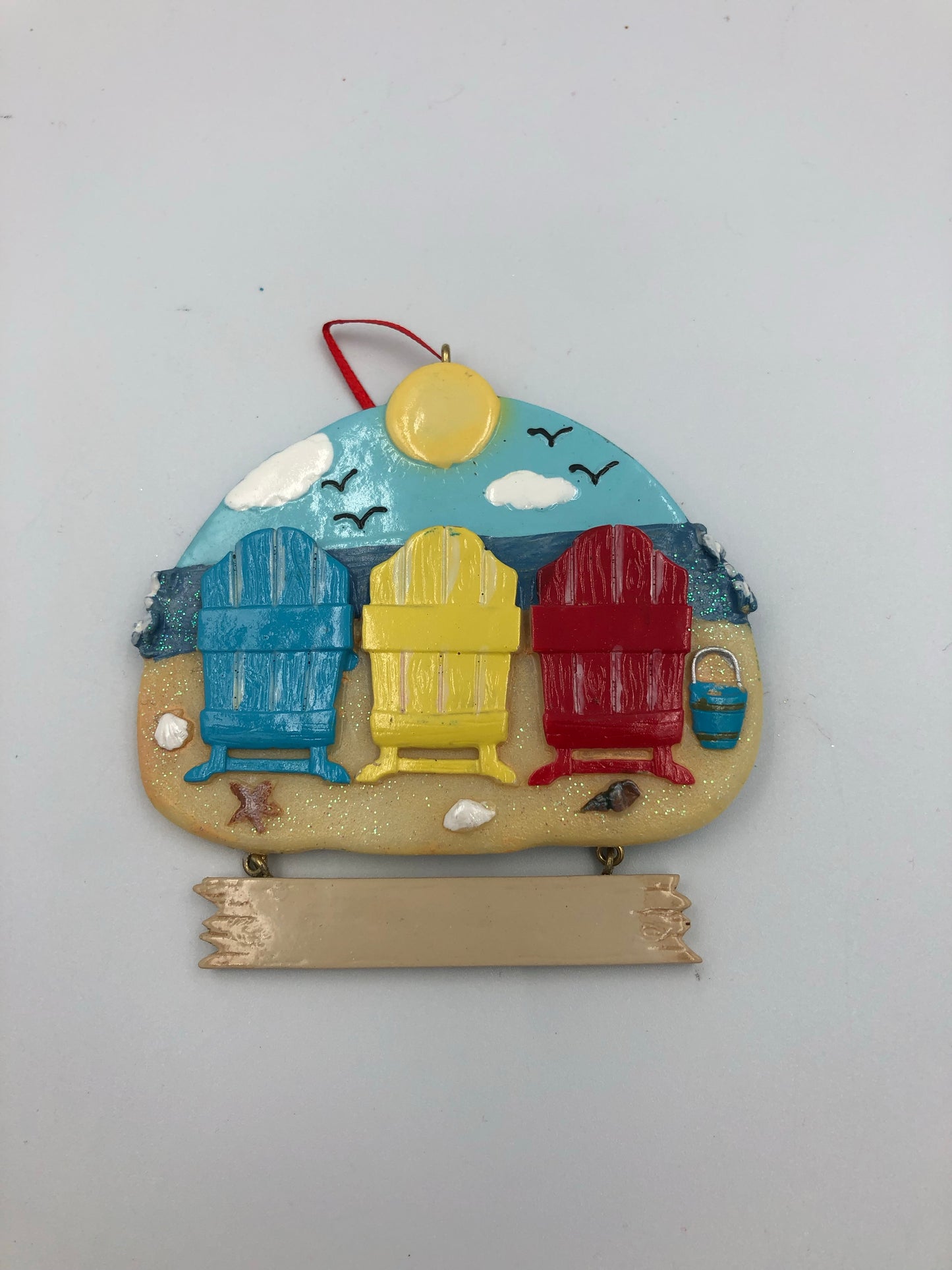 3 Beach Chair Orn