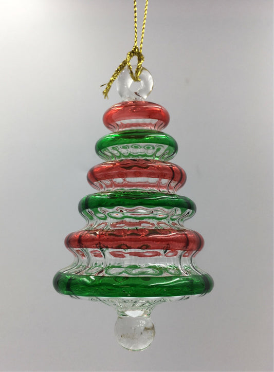 Swirl Christmas Tree Ornament