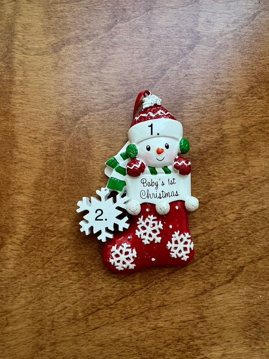 Snow Baby in Stocking