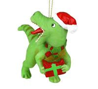 Christmas T-Rex Ornament