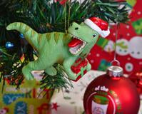 Christmas T-Rex Ornament