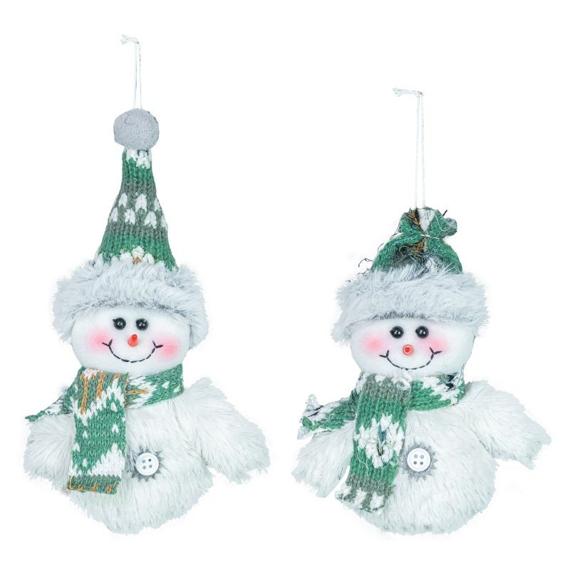 Winter Frost Snowman Ornament