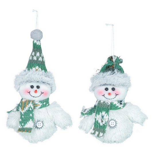 Winter Frost Snowman Ornament