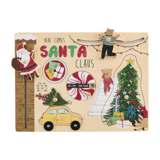 SANTA CLAUS BUSY BOARD