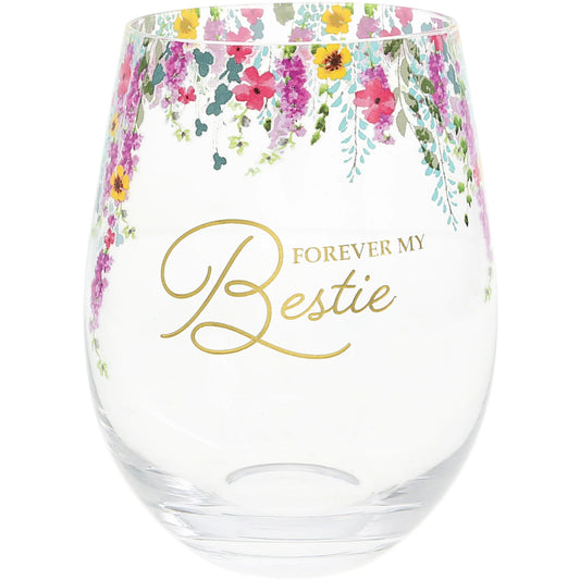 Forever Bestie Wine Glass