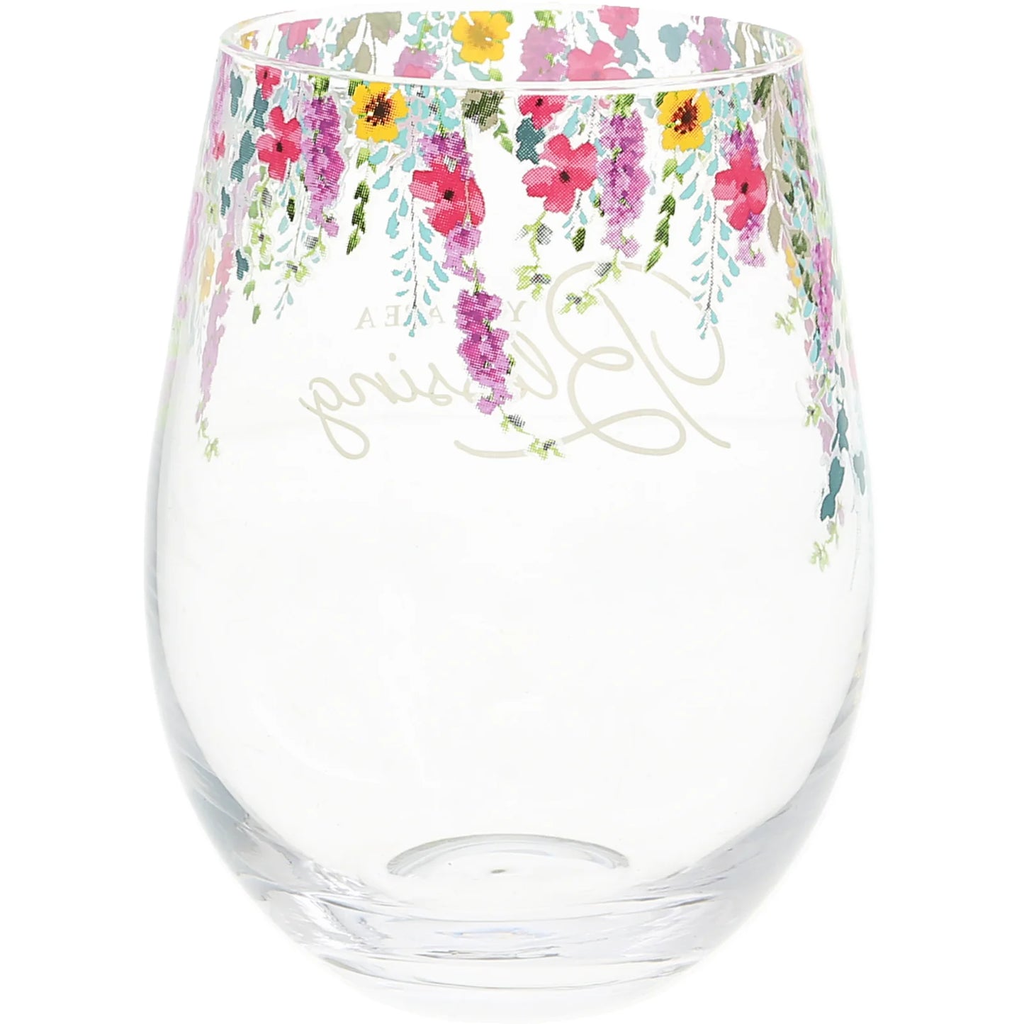 You Are a Blessing Wine Glass