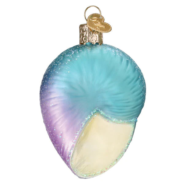 Fanciful Spiral Shell Ornament