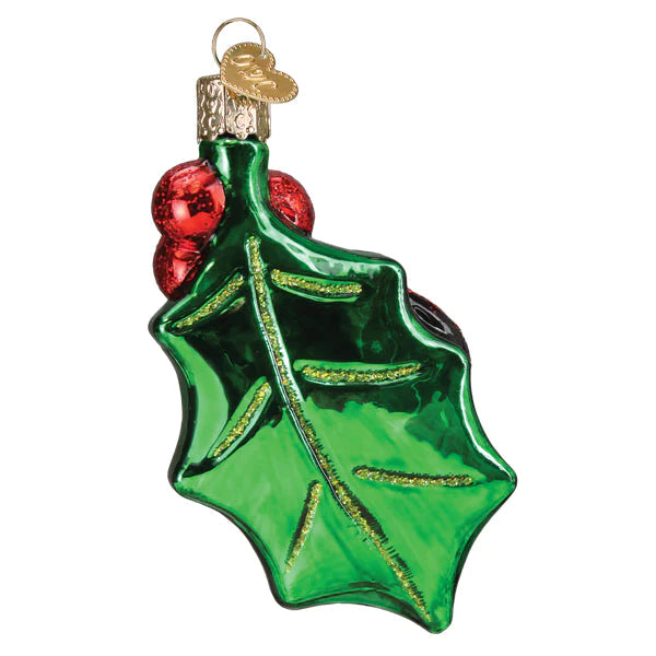 Holly Ladybug Ornament