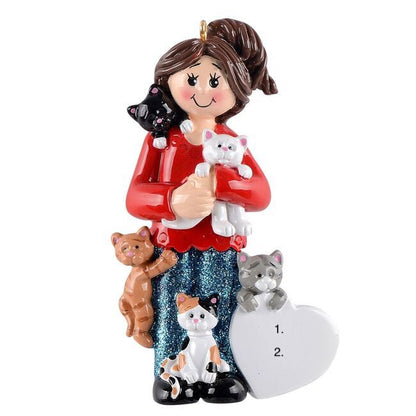 Cat Lady Ornament