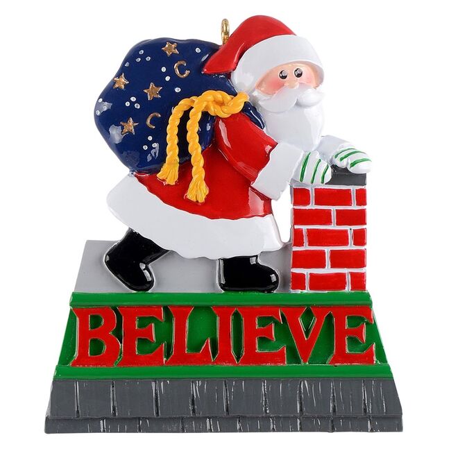 Believe in Santa Ornament