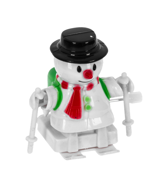 Skiing Snowman Wind Up