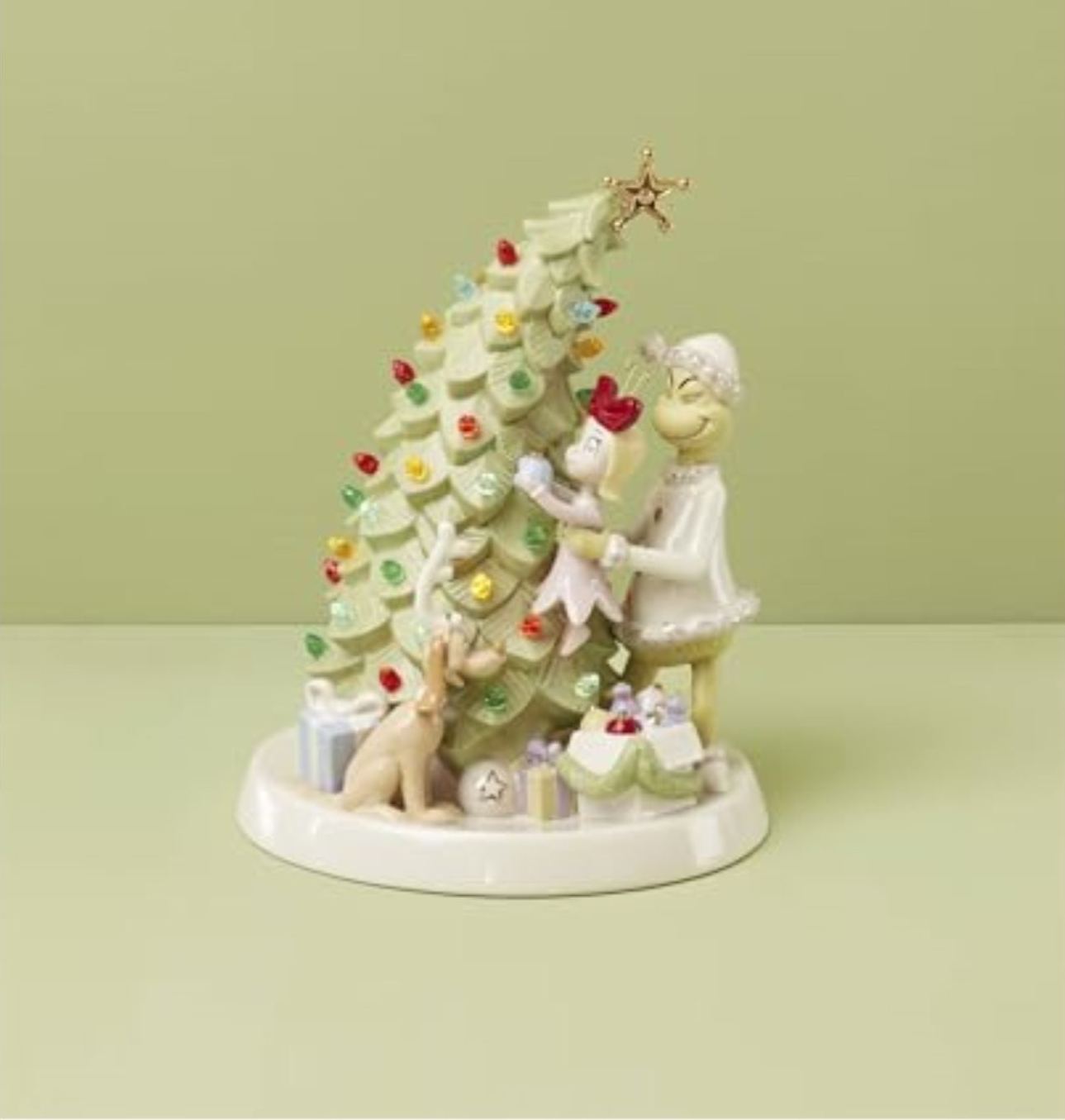 Grinch Lit Figurine