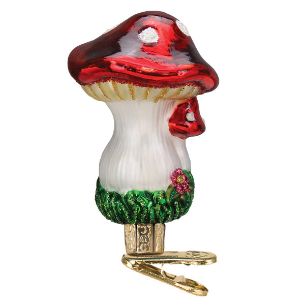 Clip-On Mushrooms Ornament