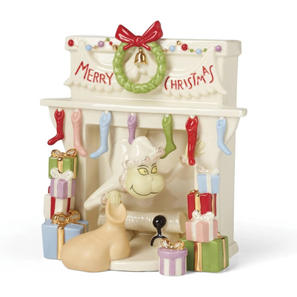 Grinch Steals the Stockings Figurine