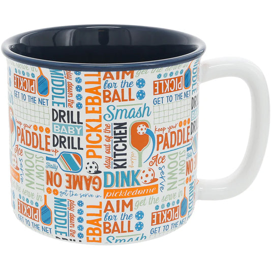 Pickleball Word Splash Mug