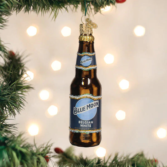 Blue Moon Bottle Ornament