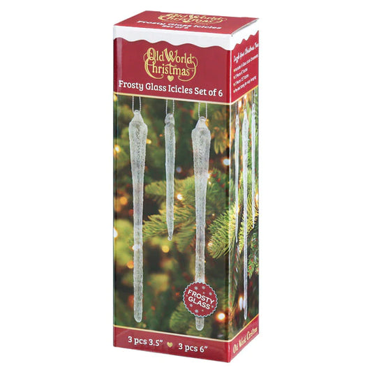 Frosty Glass Icicles Set