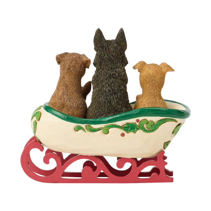 A Tail-Wagging Christmas Figurine