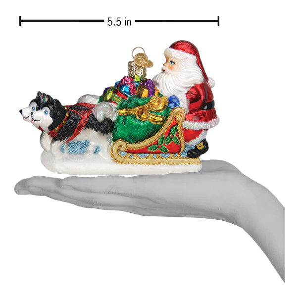 Santa's Dog Sled Ornament