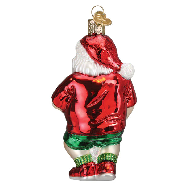 Pickleball Santa Ornament