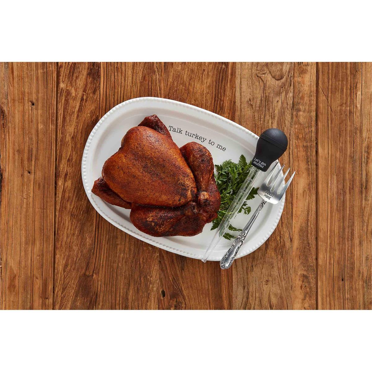 Talk Turkey Platter Gravy Set