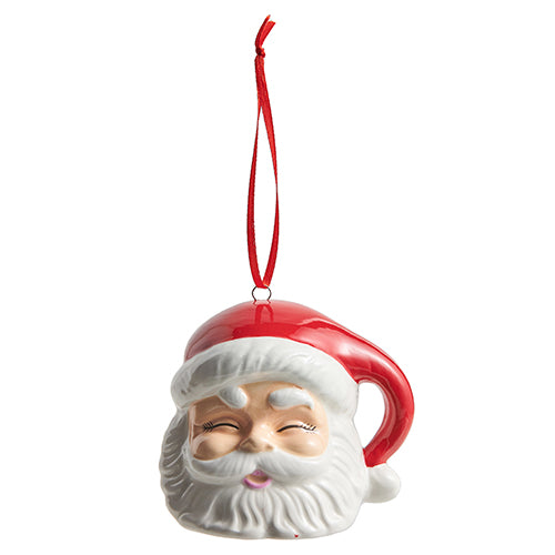 Red Santa Ornament