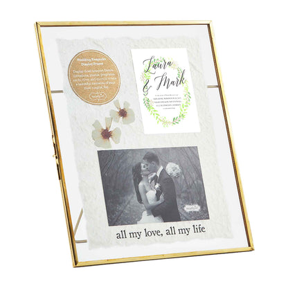 Brass Wedding Frame