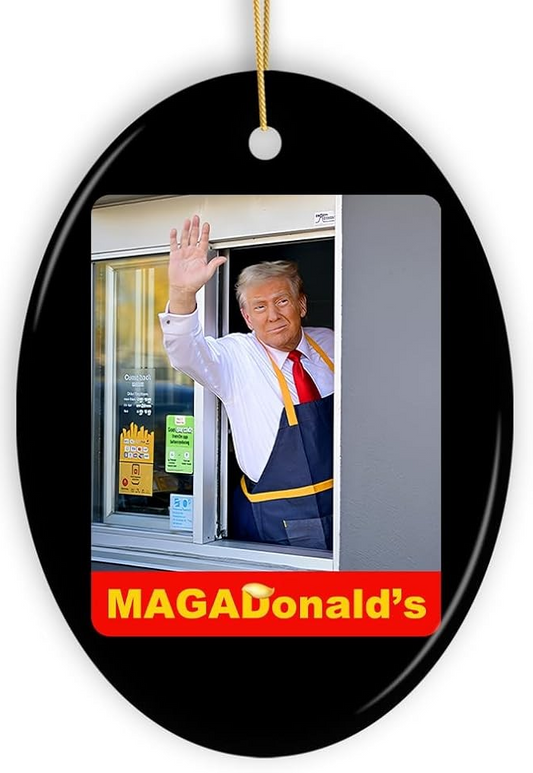Trump McDonalds Ornament