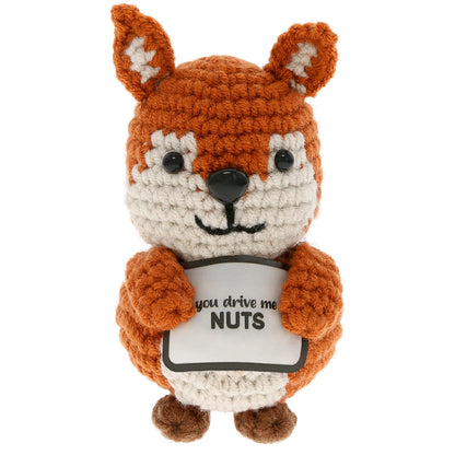 Squirrel Crocheted Mini
