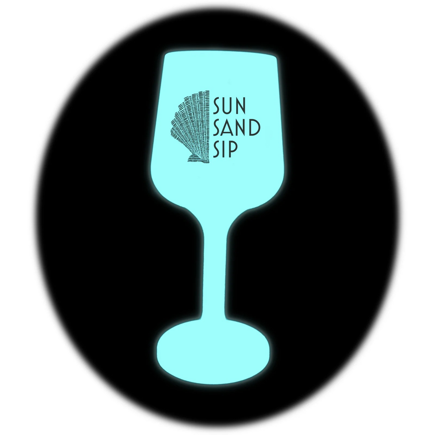 Sun Sand Sip Silicone Wine Glass