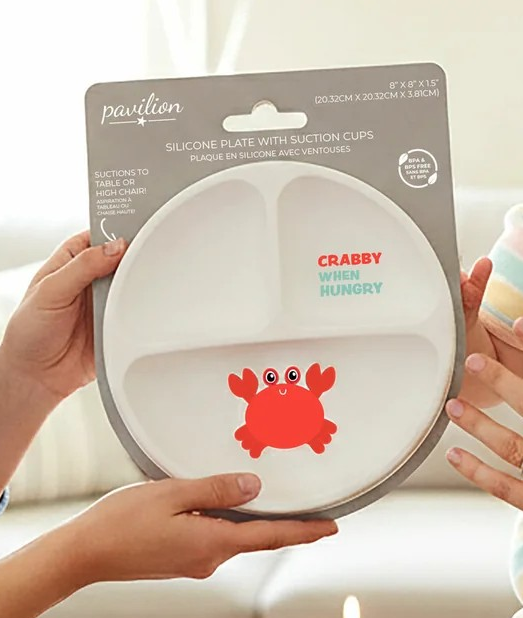 Crabby Silicone Plate