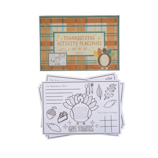 Thanksgiving Activity Placemat Set
