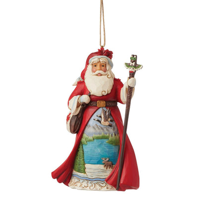 Canadian Santa Ornament