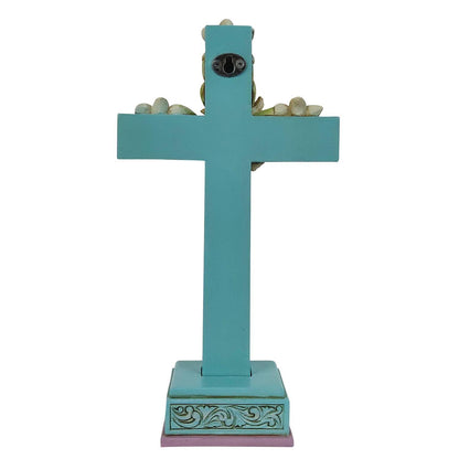 Cross With Lilies and Dove