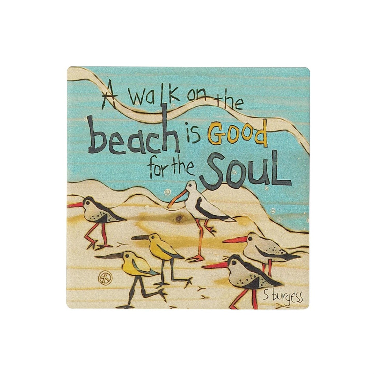 Walk On The Beach Coaster