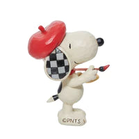 Snoopy Artist Mini Figurine