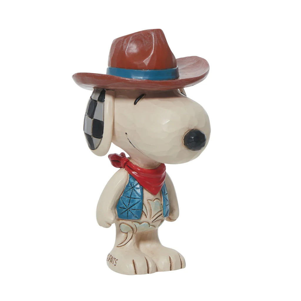 Snoopy Cowboy Mini Figurine