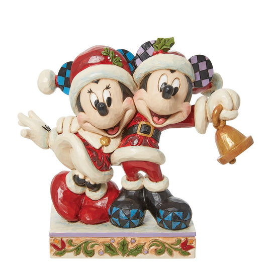 Mickey & Minnie Santas Jingle Bell