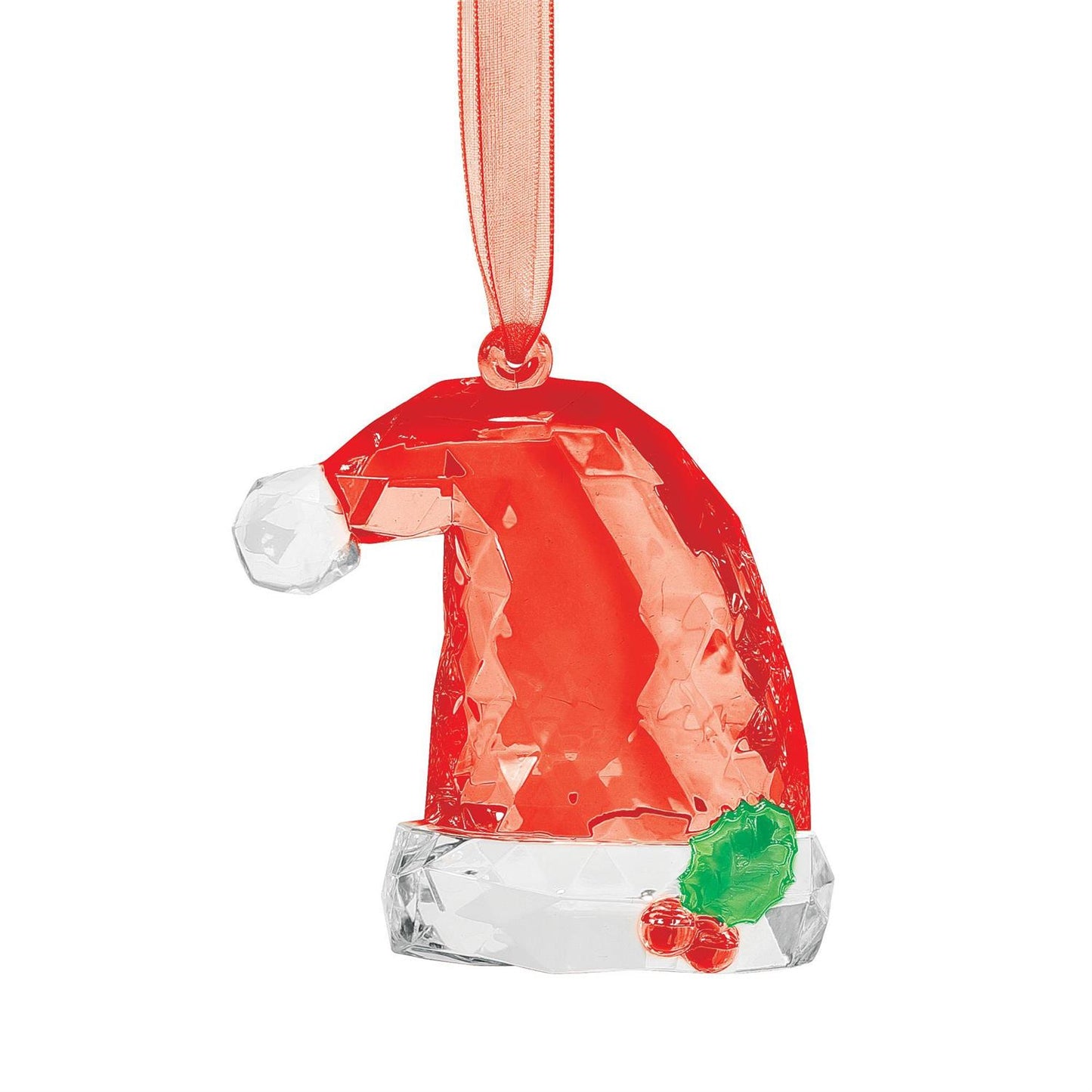 Santa Hat Facets Ornament