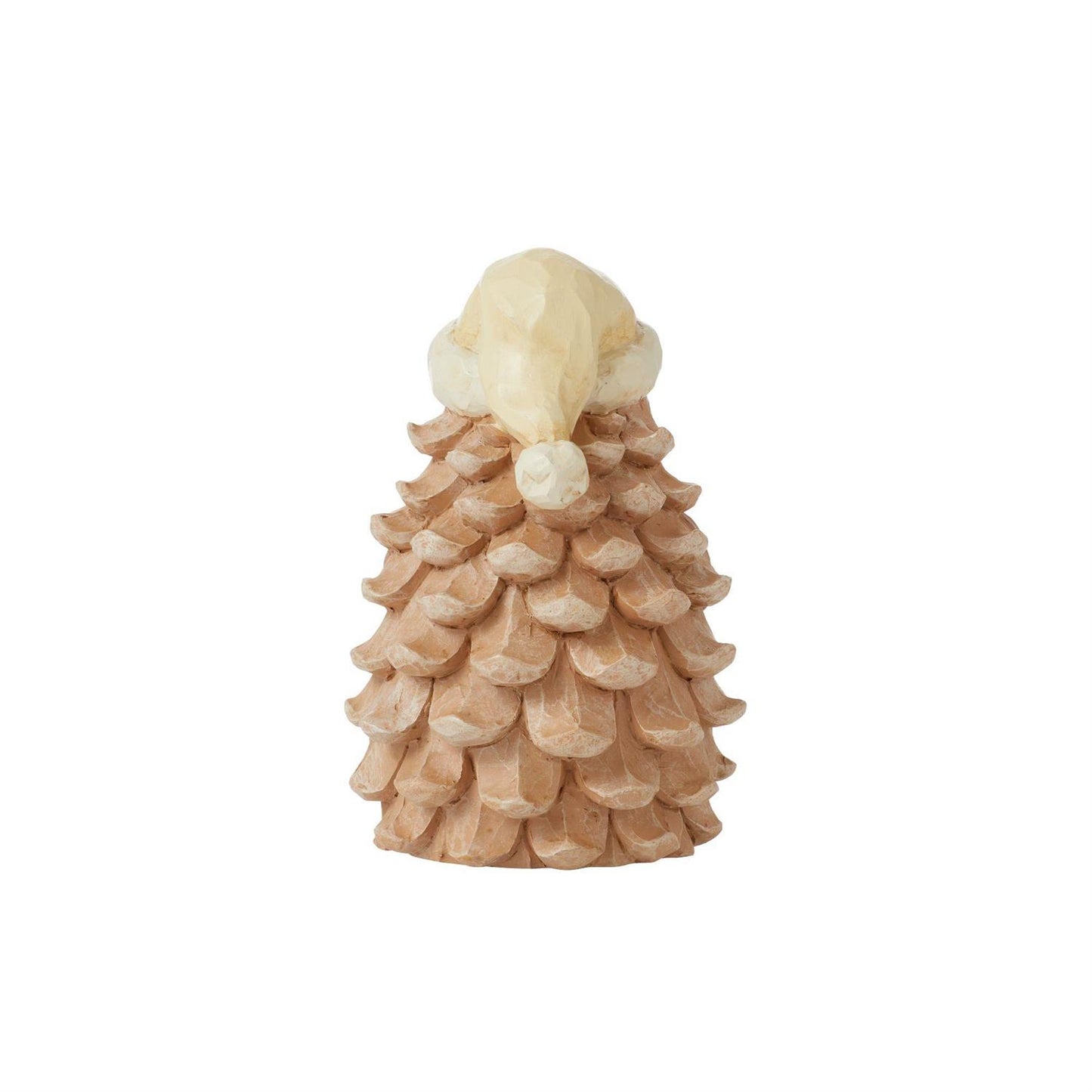 White Woodland Pinecone Hedgehog Figurine