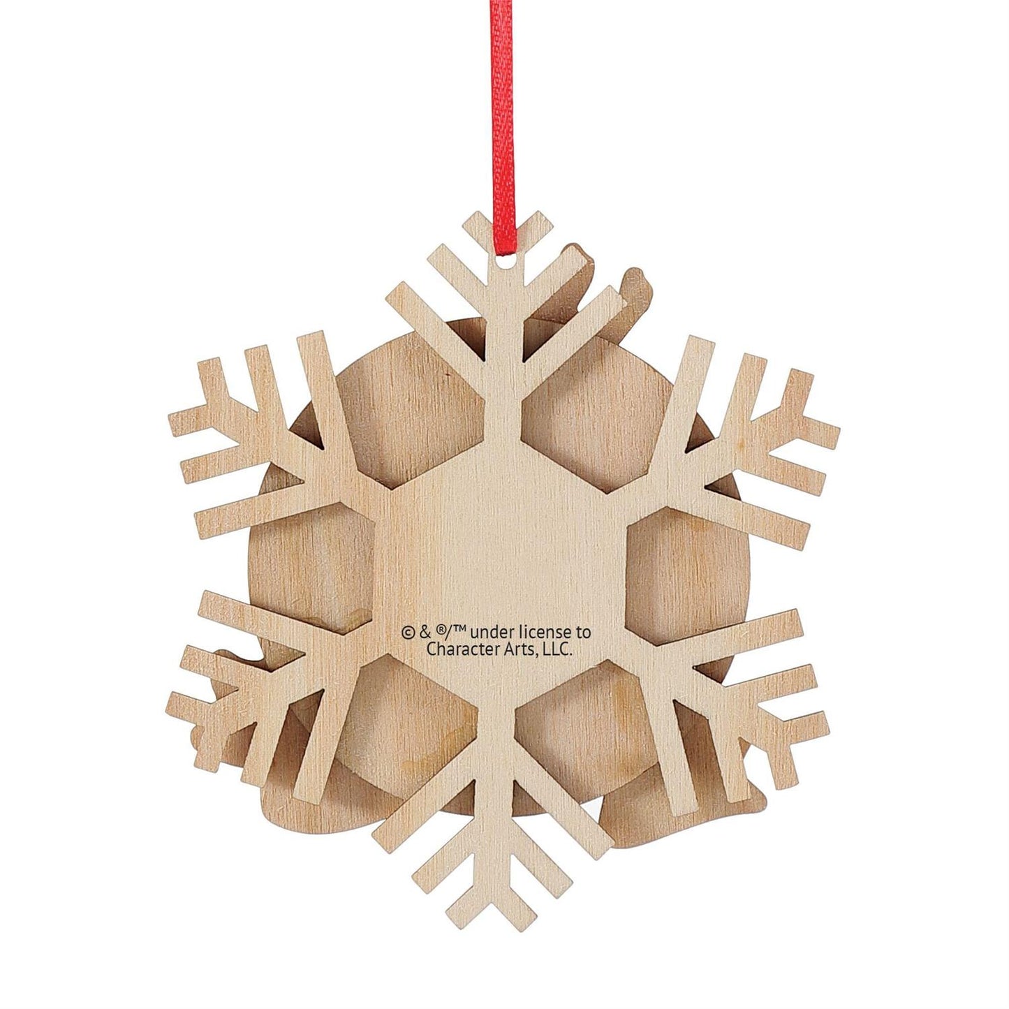 Rudolph Believe Snowflake Ornament