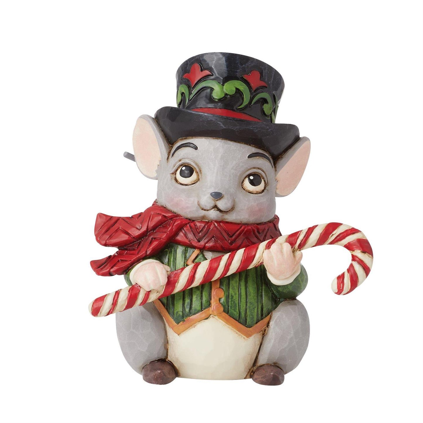 Christmas Mouse Mini Figurine