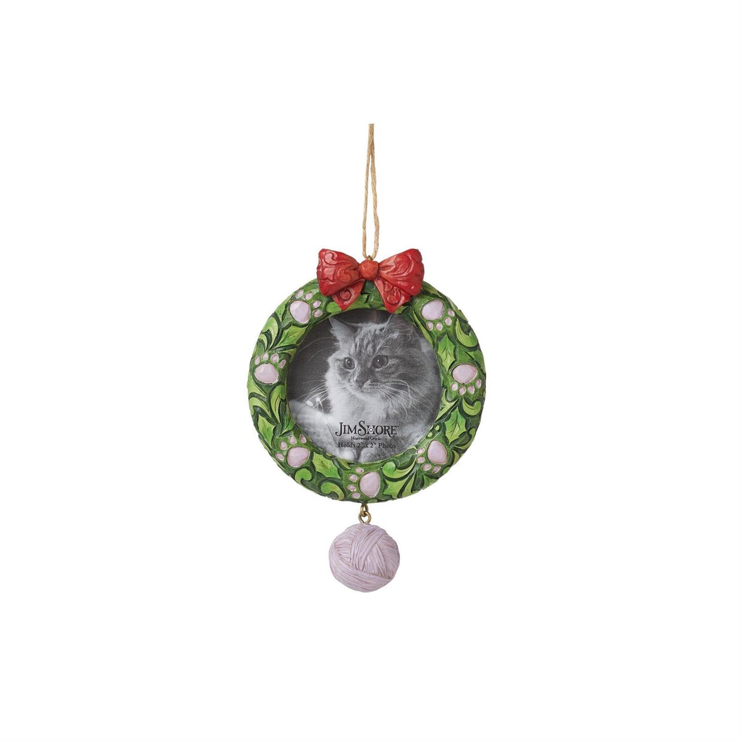 Cat Pet Wreath Frame Ornament