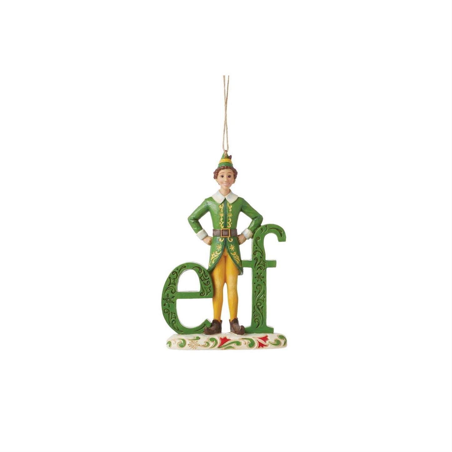 Buddy Elf Word Ornament