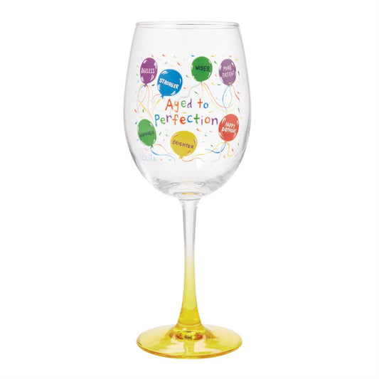 Aged to Perfection Wine Glass