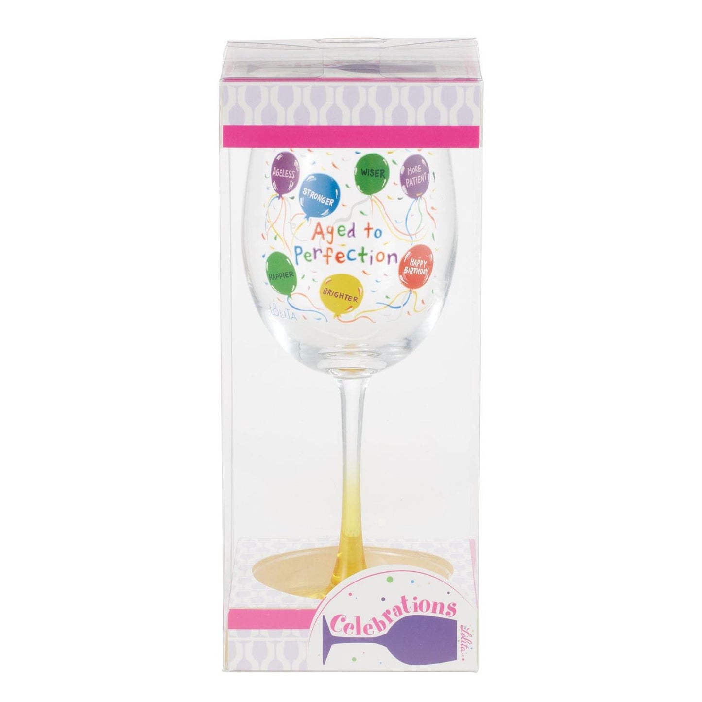 Aged to Perfection Wine Glass