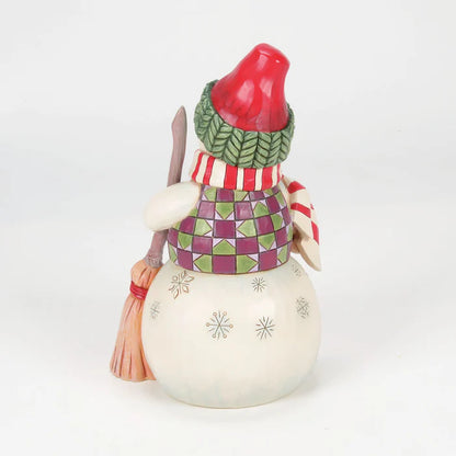 Swept w/ Love Snowman Figurine
