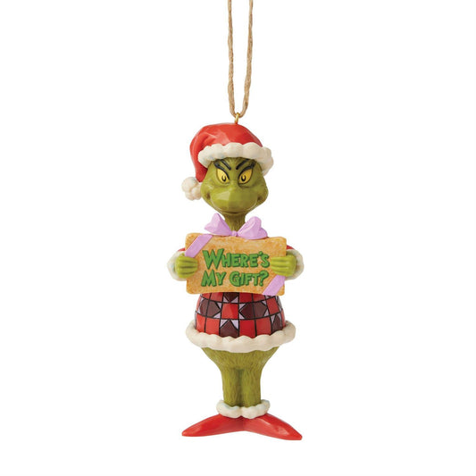 Grinch Where's My Gift Ornament