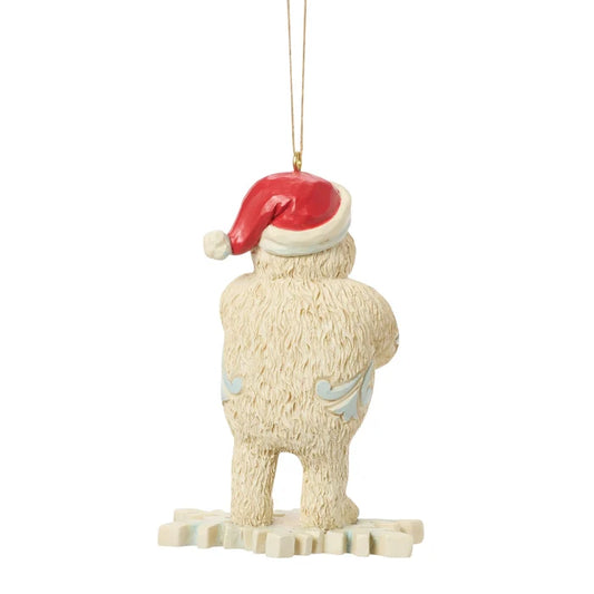 Bumble on Snowflake Ornament