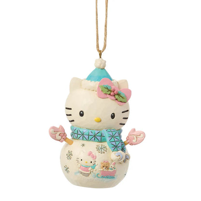 Hello Kitty Snowman Ornament